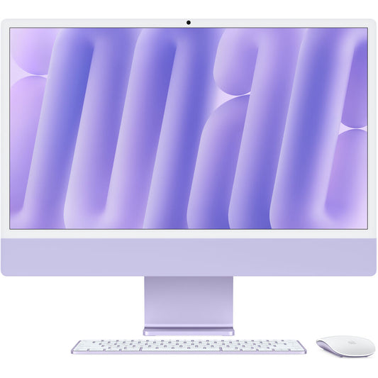 CTO iMac 24-inch M4 10C/10C Base w/ 256GB Ethernet Touch ID - Purple
