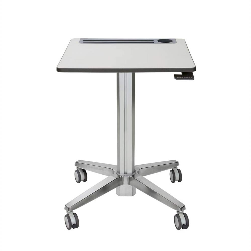 ErgoTron LearnFit Sit-Stand Desk, Short (Grey)