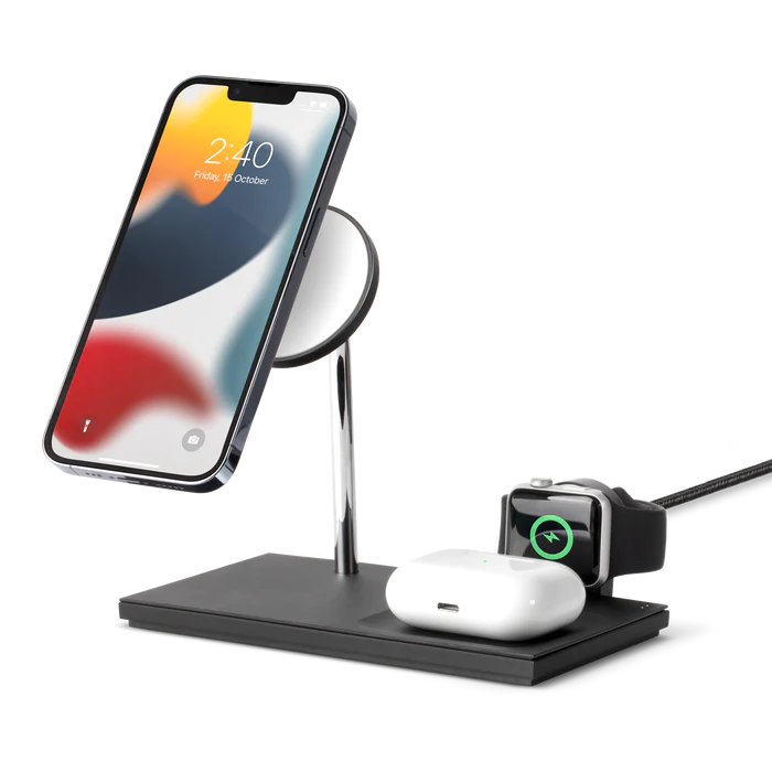 Native Union Snap 3-in-1 Wireless Charger Black