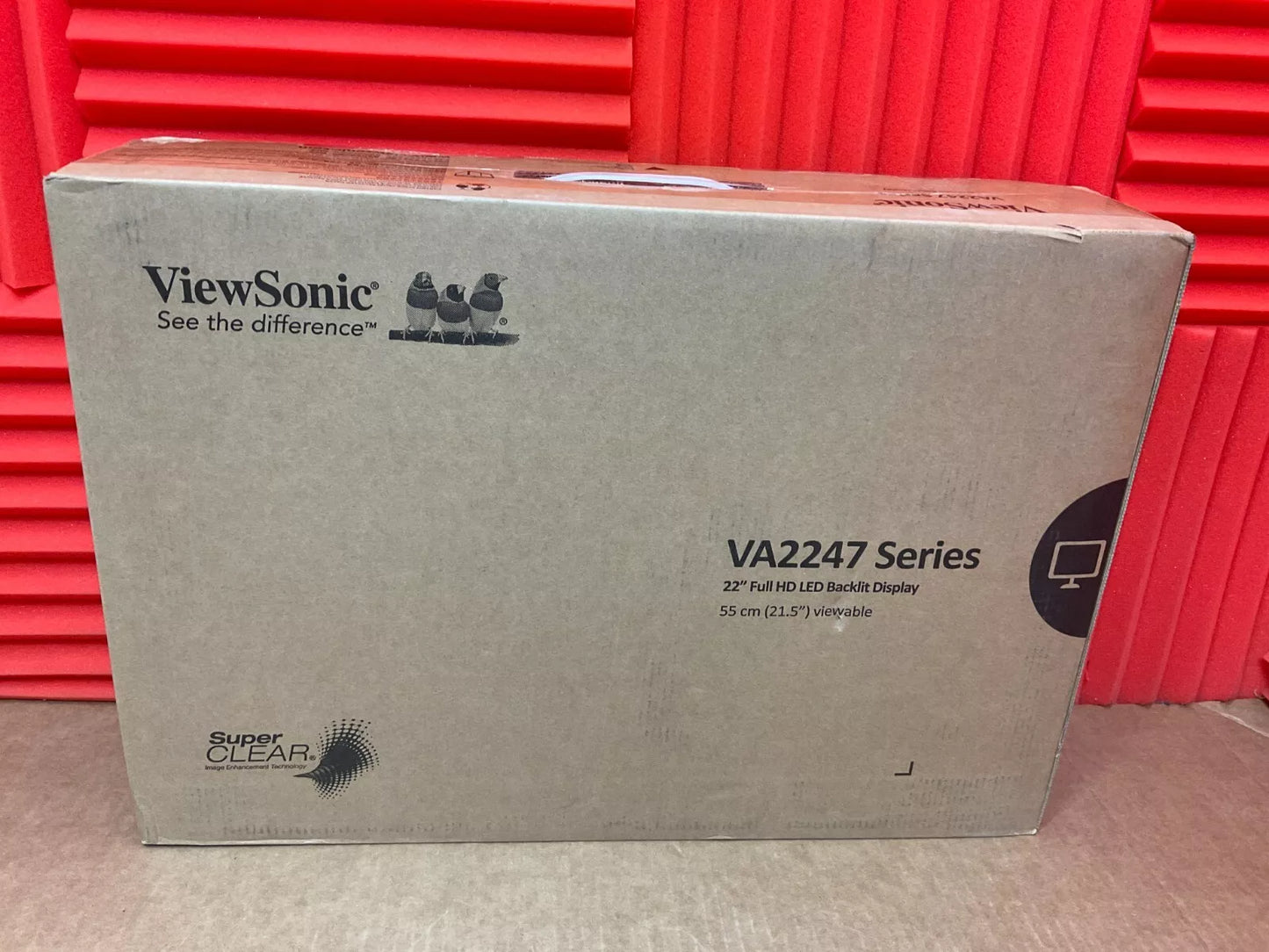 ♥ New, Factory Sealed - ViewSonic VA2247-MH 22" 16:9 Frameless Adaptive-Sync Monitor 1080p HDMI