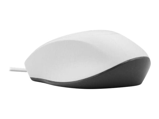 Macally USB-C Wired Optical URocket Mouse for Mac/PC - White