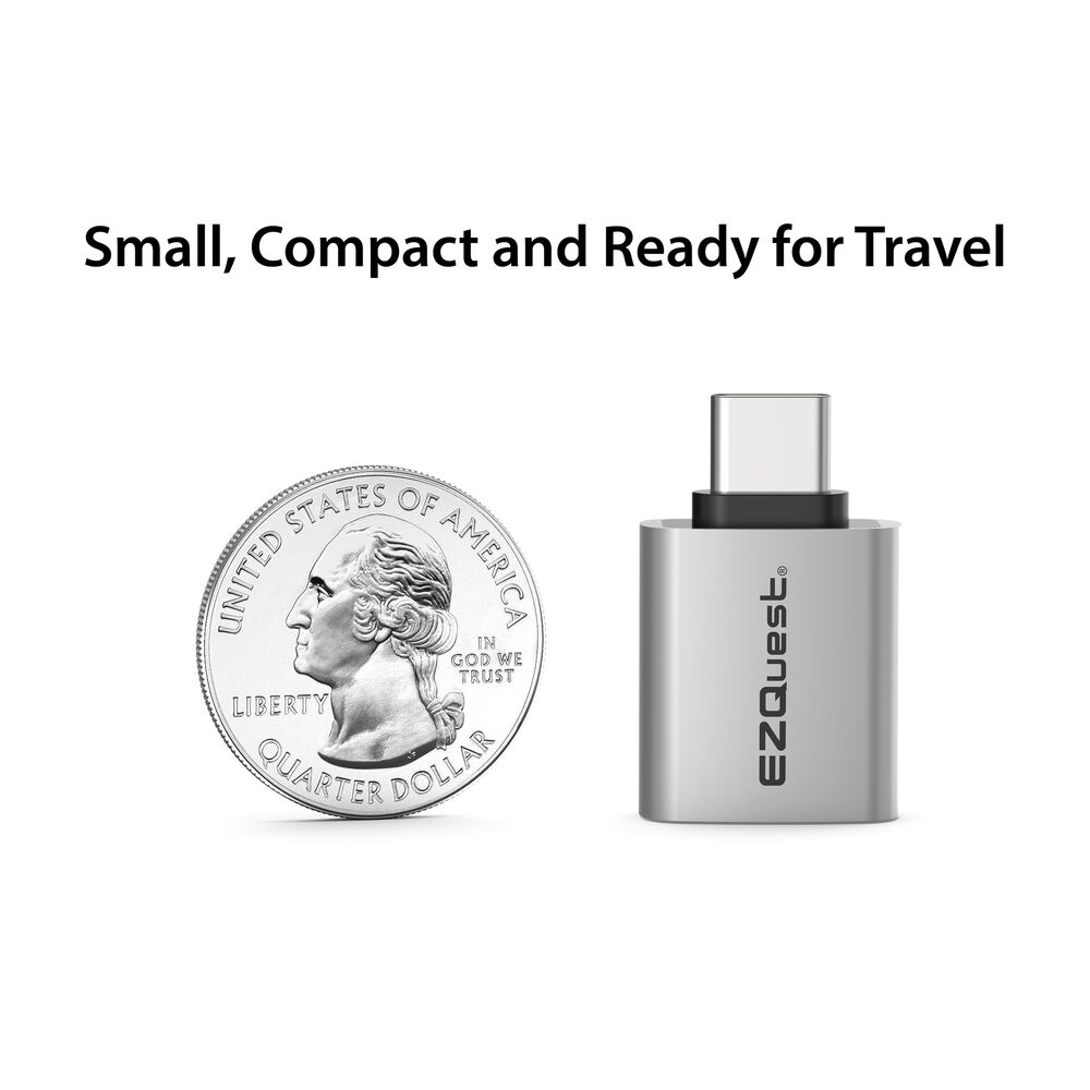 EZQuest USB-C to USB-A 3.0 Female Mini Adapter