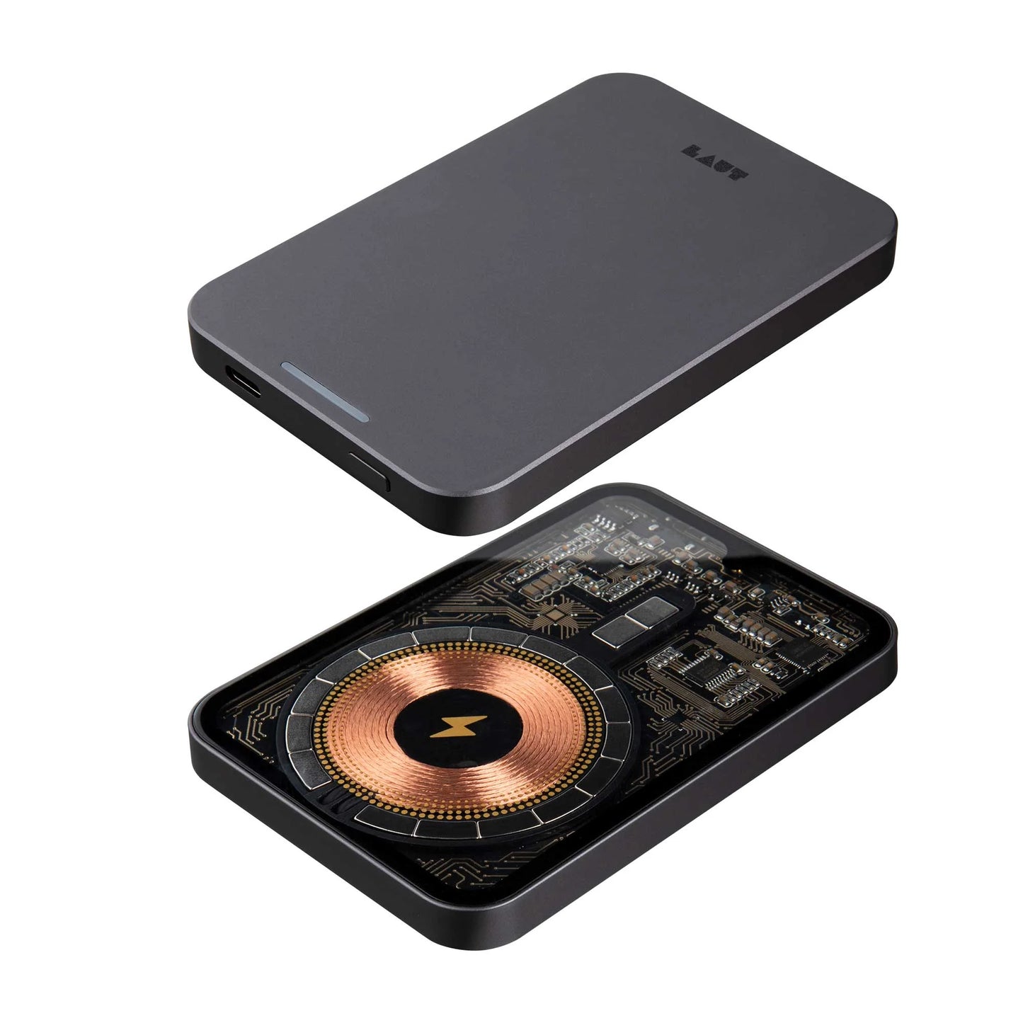 Laut POWER CHARGE CRYSTAL Wireless Charger 5000mAh Black