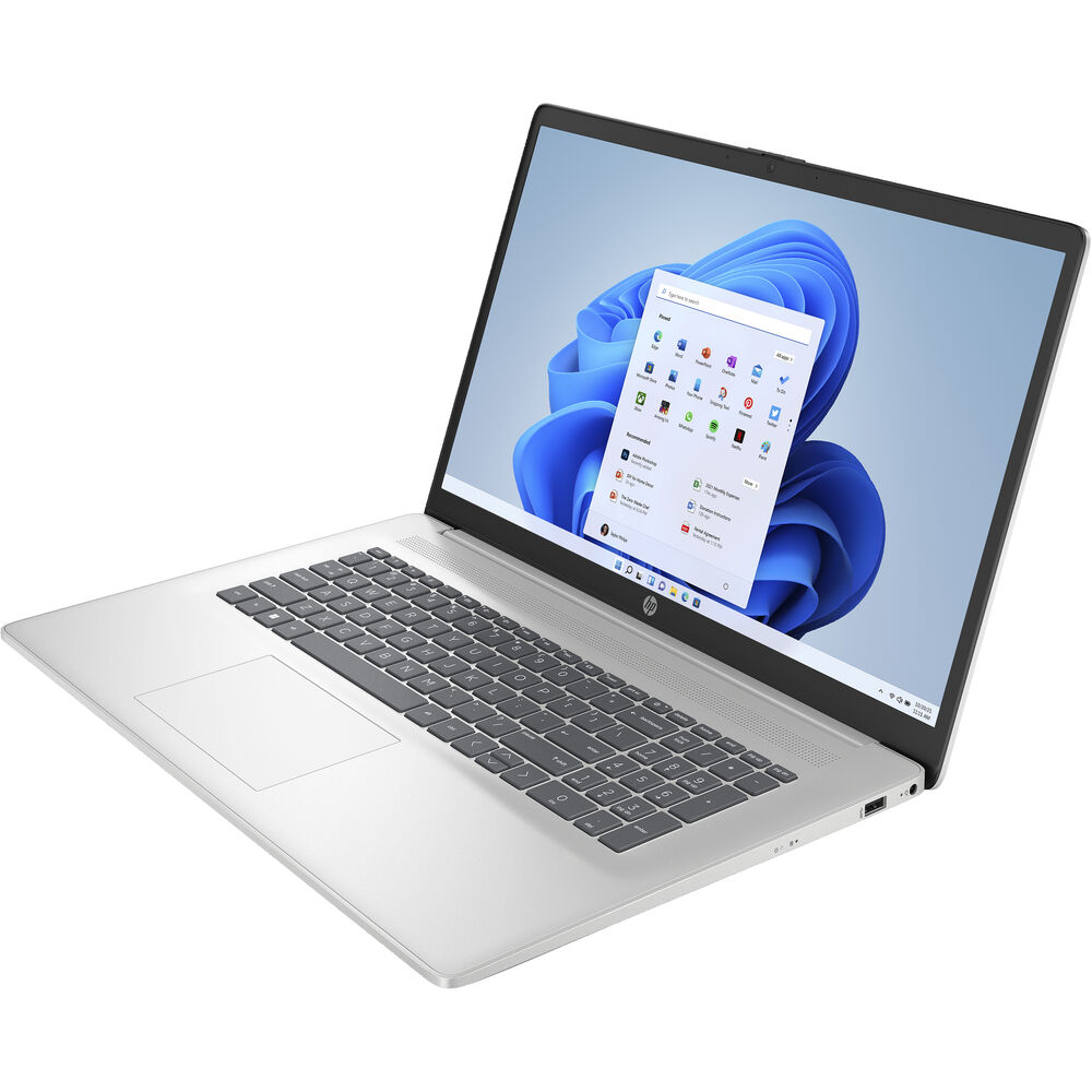 HP Laptop 17.3in Intel Core 3 100U 8GB/256GB Natural Silver B6JU2UA#ABA
