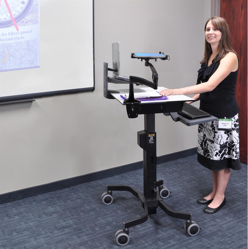 ErgoTron TeachWell Mobile Digital Workspace (Black)