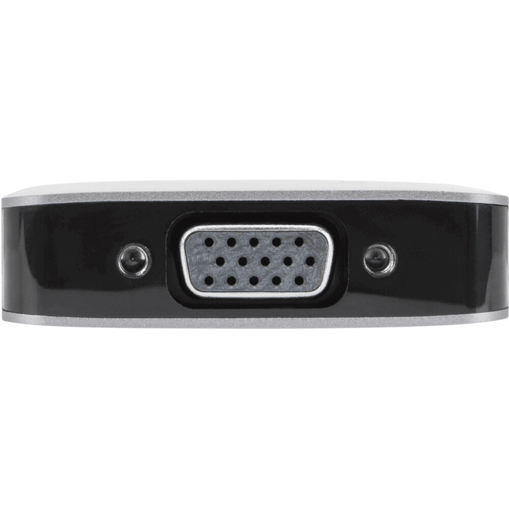 Targus USB-C Dual Port 4K Video Docking Station with HDMI/VGA and 100W PD Pass-Thru Space Gray