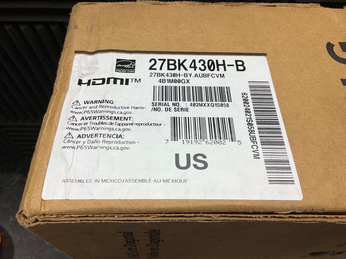 ♥ New, Factory Sealed - LG 27BK430H-B 27" 16:9 IPS FreeSync Monitor HDMI 27BK430H-B