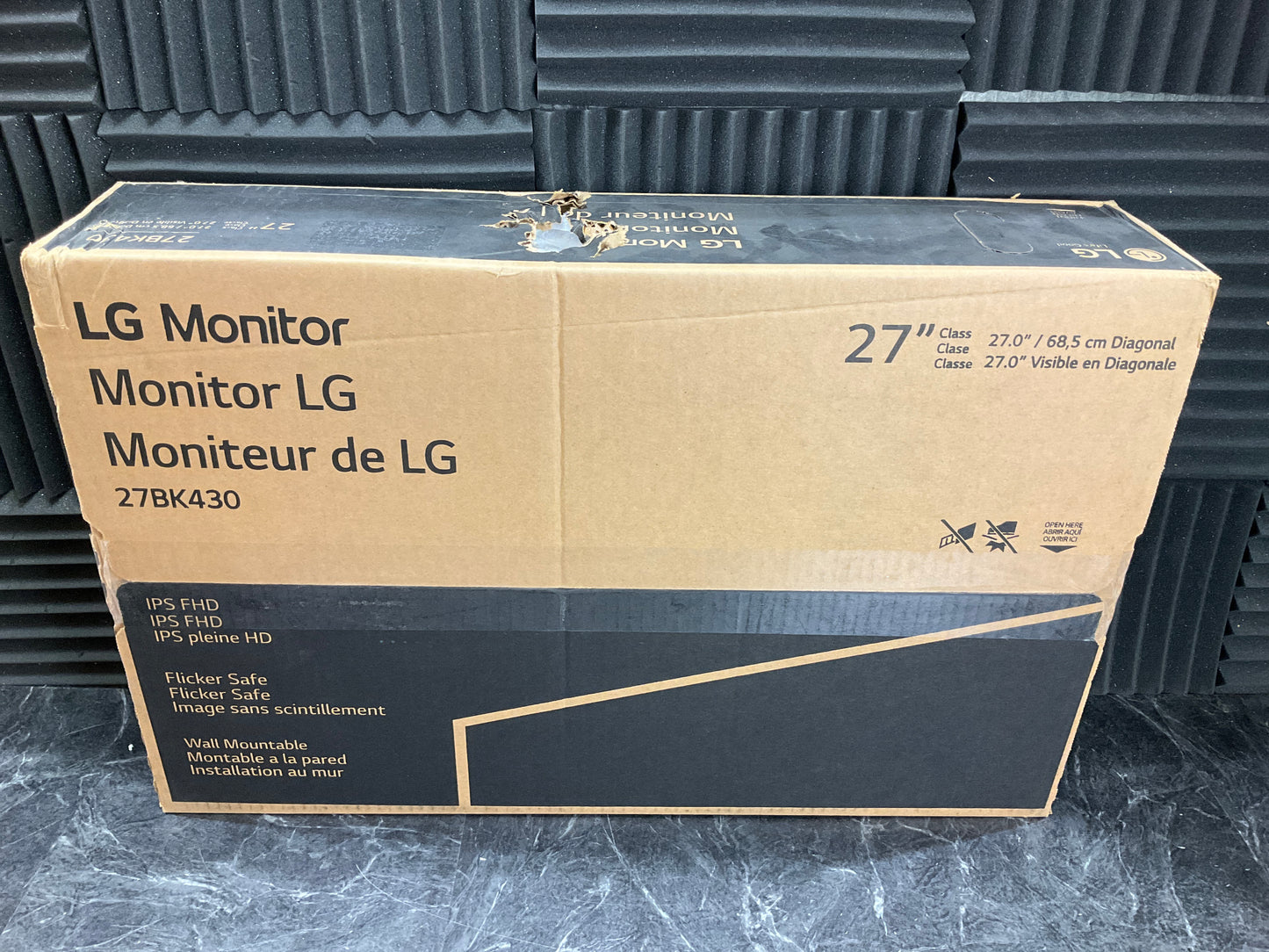♥ New, Factory Sealed - LG 27BK430H-B 27" 16:9 IPS FreeSync Monitor HDMI 27BK430H-B