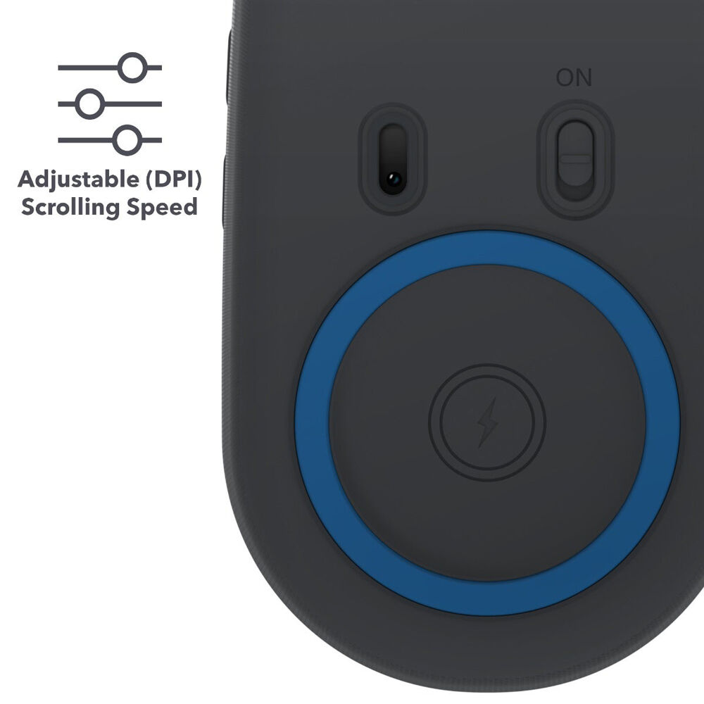 Zagg Pro Mouse Bluetooth Wireless - Charcoal