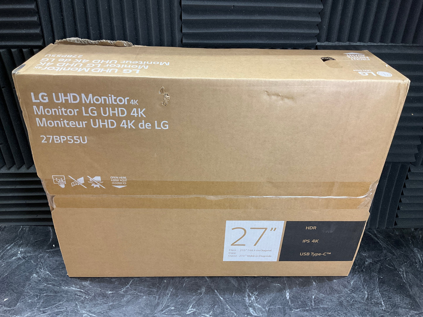 ♥ New, Factory Sealed - LG 27BP55U-B 27" 4K UHD HDR Monitor HDMI USB-C