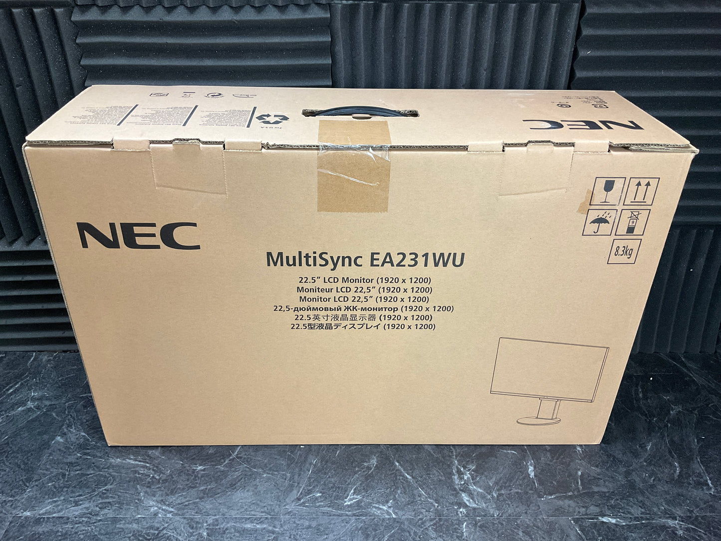 ♥ New, Factory Sealed - NEC MultiSync EA231WU 22.5" 16:10 IPS Monitor 10809 HDMI EA231WU-BK