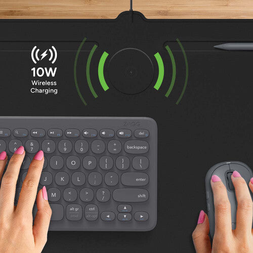 Zagg Wireless Charging Mouse Pad/Desk Mat