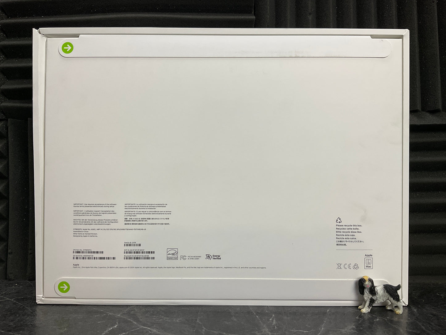 ♥ New, Factory Sealed - Apple MacBook Pro M4Pro-12core 24GB 1TB BT5.3 WiFi6E 16core 14.2RN Silver 2024 Z1FB000TU