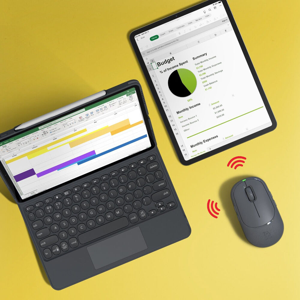 Zagg Pro Mouse Bluetooth Wireless - Charcoal