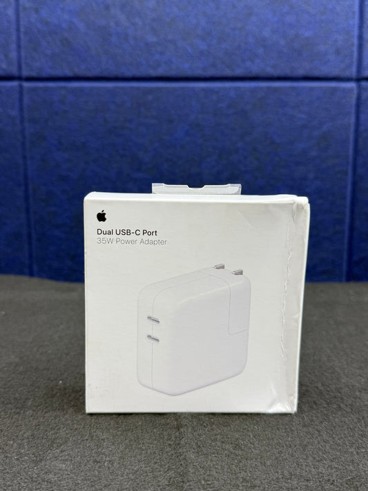 ♥ New, Open Box - Apple 35W Dual USB Type-C Port Power Adapter MNWP3AM/A