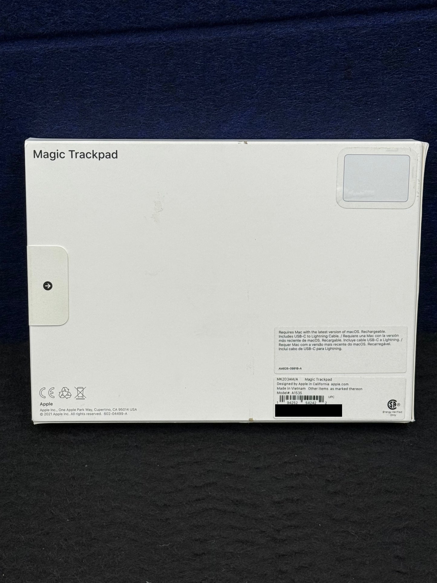 ♥ New, Factory Sealed - Apple Magic TrackPad MK2D3AM/A