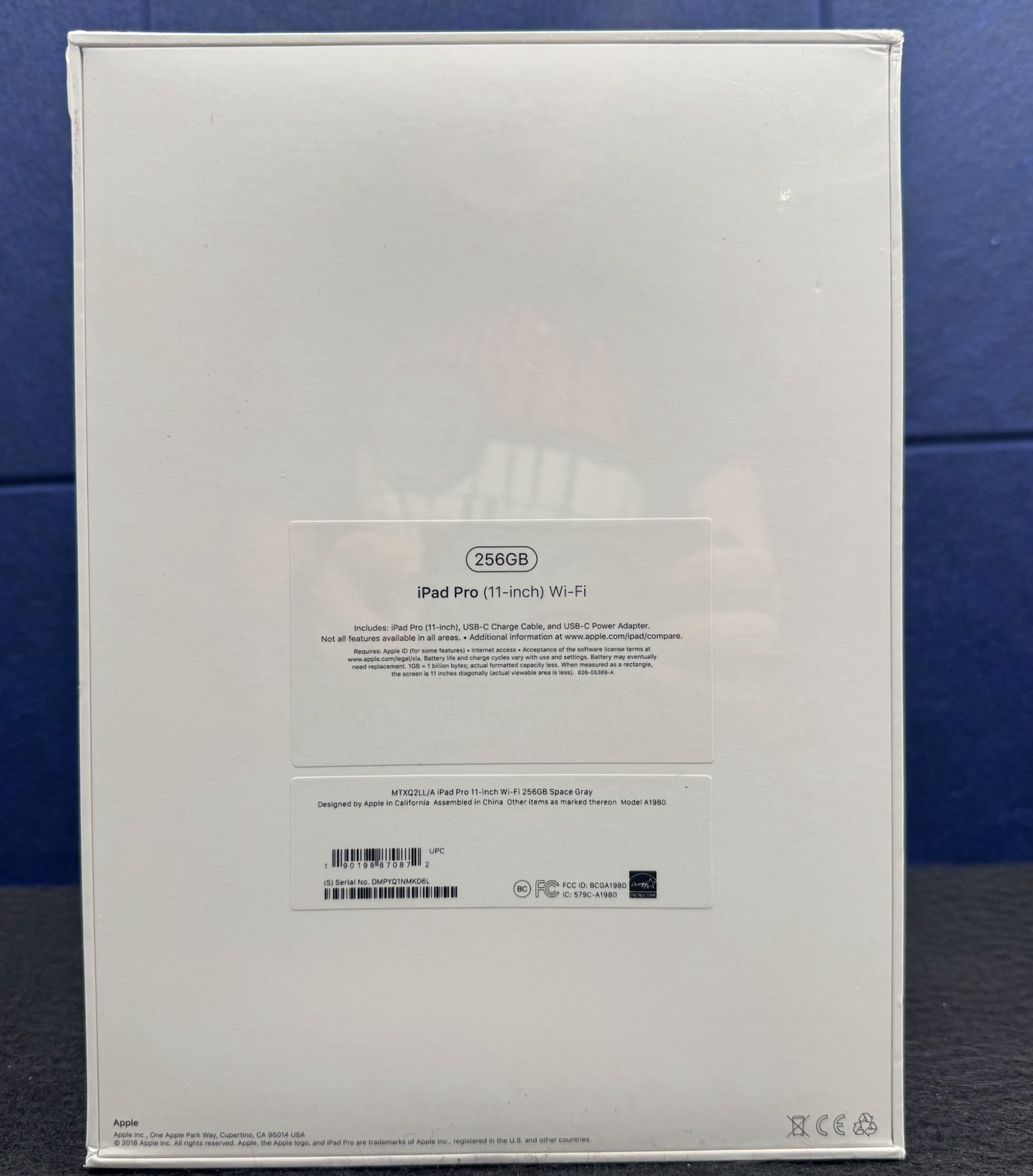 ♥ New, Factory Sealed - Apple iPad Pro 256GB/11 (Silver) (late 2018)