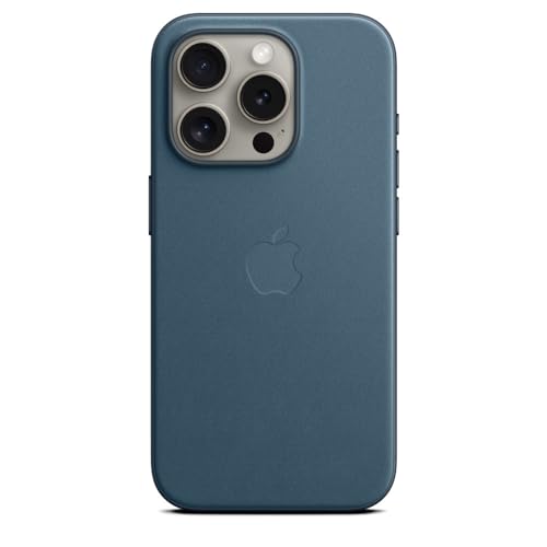 ♥ New, Open Box - Apple iPhone FineWoven MagSafe Case 15 Pro Pacific Blue MT4Q3ZM/A