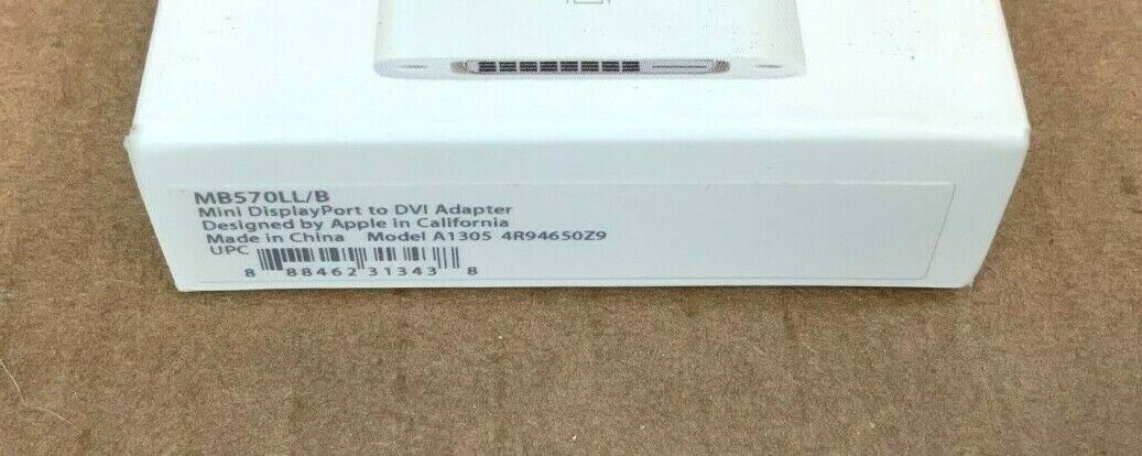 ♥ New, Factory Sealed - Apple Mini DisplayPort to DVI Adapter MB570LL/B