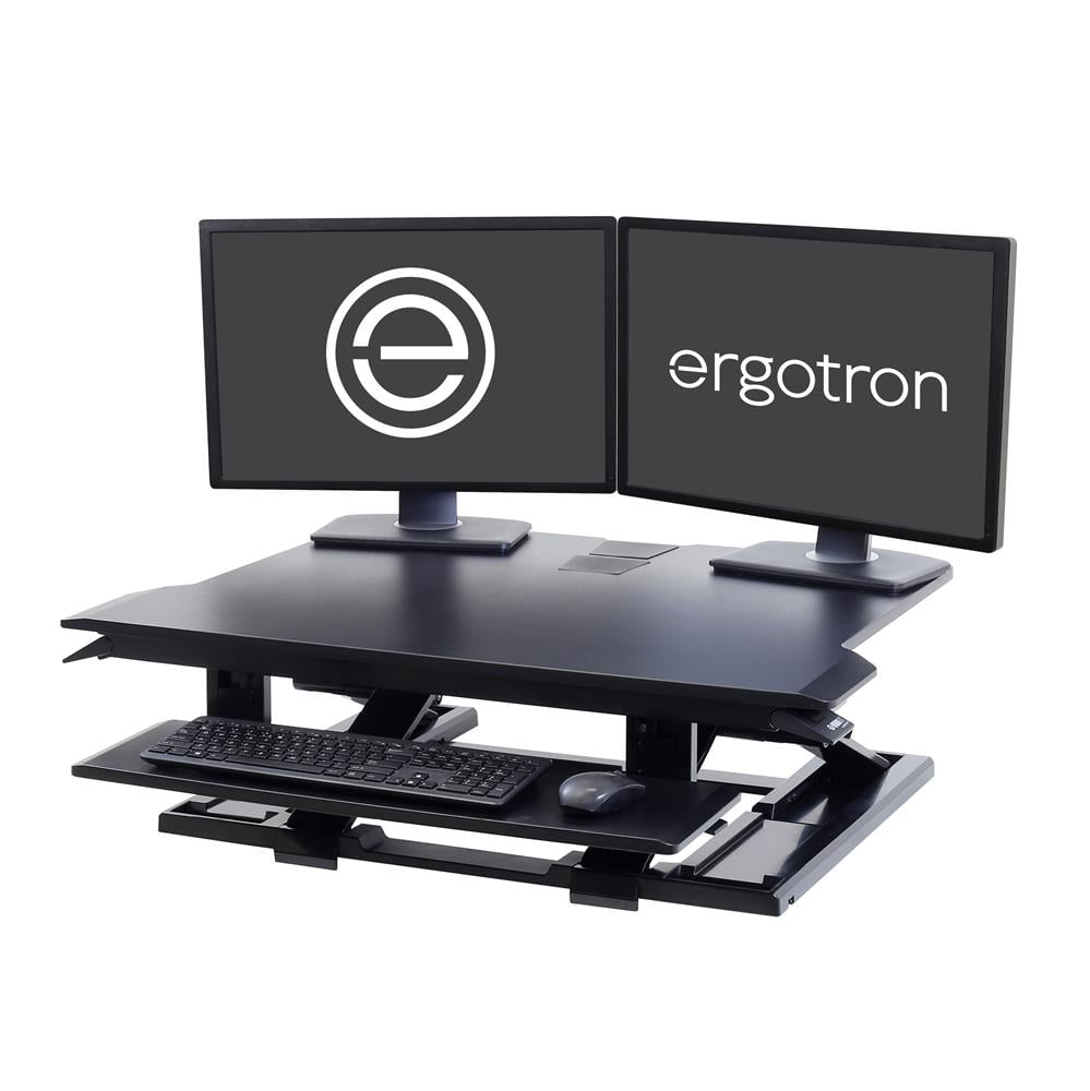 ErgoTron WorkFit-TX Standing Desk Converter (Black)