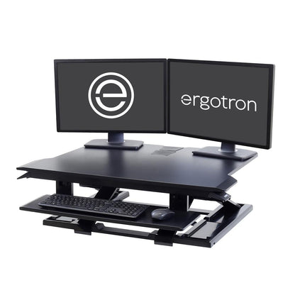 ErgoTron WorkFit-TX Standing Desk Converter (Black)