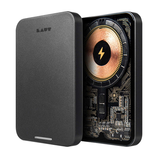 Laut POWER CHARGE CRYSTAL Wireless Charger 5000mAh Black