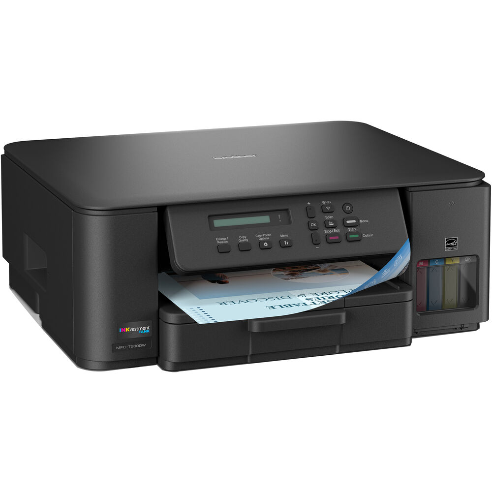 Brother MFC-T580DW INKvestment Tank Wireless All-in-One Color Inkjet Printer