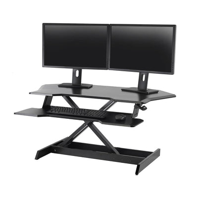 ErgoTron WorkFit Corner Standing Desk Converter (Black)