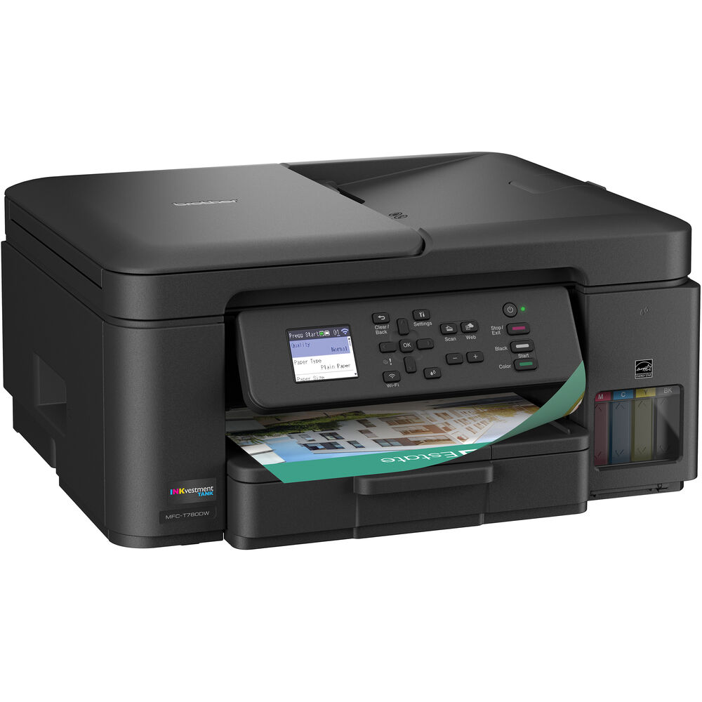 Brother MFC-T780DW INKvestment Tank Wireless Color Inkjet All-in-One P ...