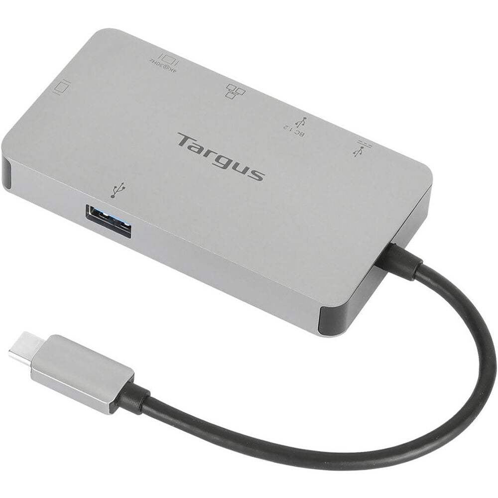 Targus USB-C Dual Port 4K Video Docking Station with HDMI/VGA and 100W PD Pass-Thru Space Gray