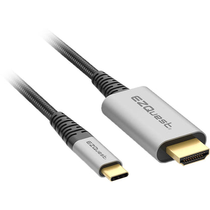 EZQuest DuraGuard USB-C to HDMI 4K 60Hz Cable with HDR (2.2 Meter - 7.2 Foot)