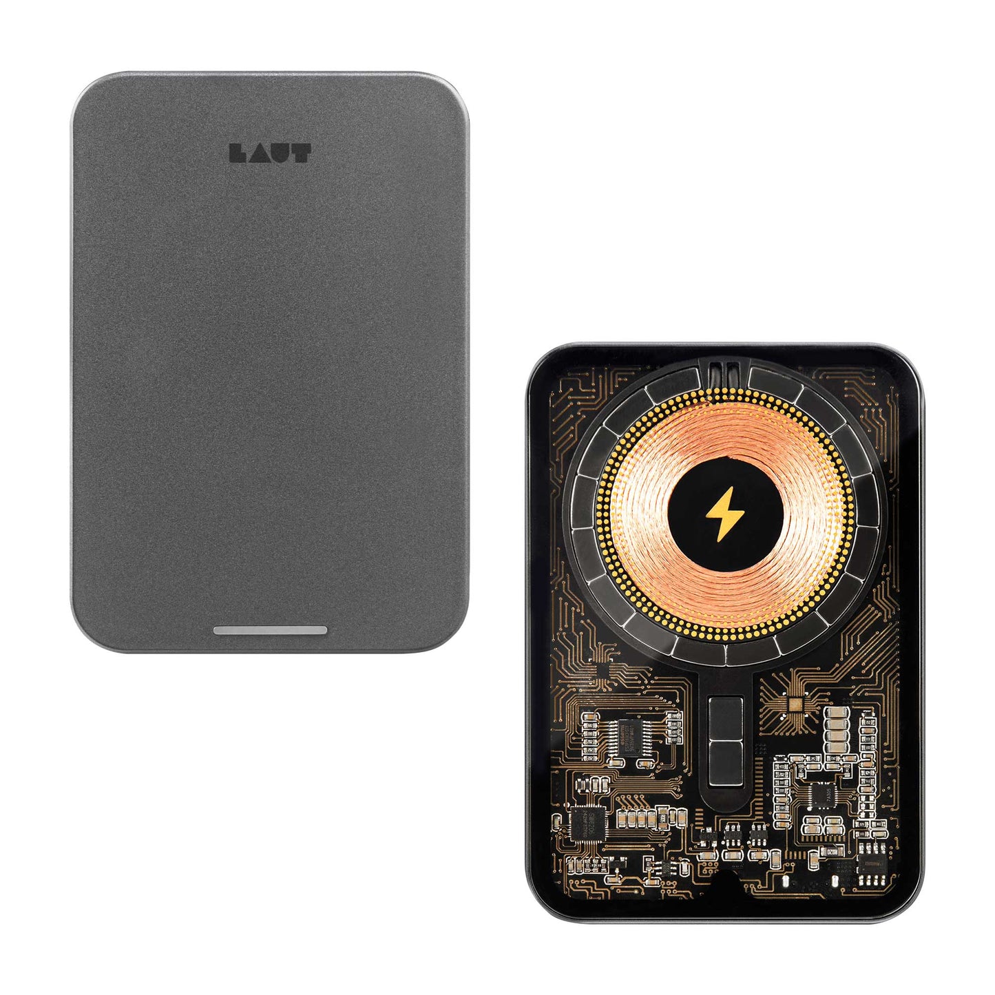 Laut POWER CHARGE CRYSTAL Wireless Charger 5000mAh Black