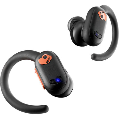 Skullcandy Push ANC Noise-Canceling True Wireless Earbuds (Black and Orange)