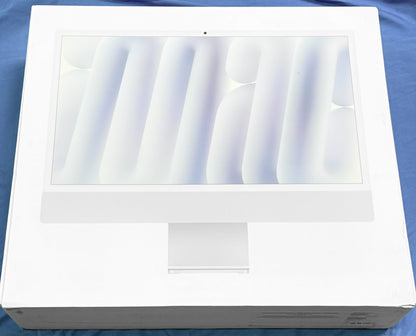 ♥ New, Factory Sealed - iMac M4 10/10-Core 16GB/256GB Nano-Texture Silver MD3H4LL/A