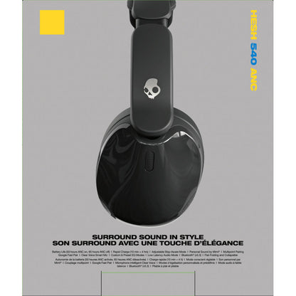 Skullcandy Hesh 540 ANC Wireless Over-Ear Noise-Canceling Headphones (True Black)