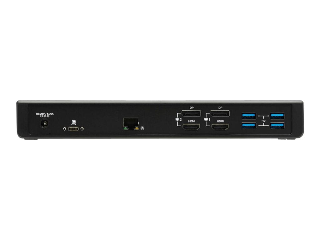 Tripp Lite USB-C Dual 4K Display Docking Station 85W PD Pass Through HDMI Hub