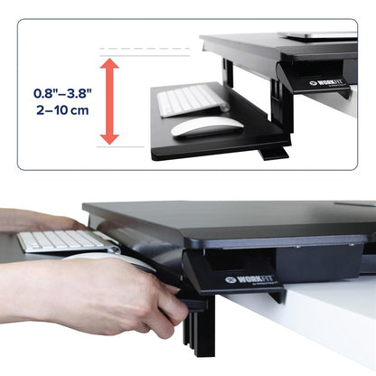 ErgoTron WorkFit-TX Standing Desk Converter (Black)