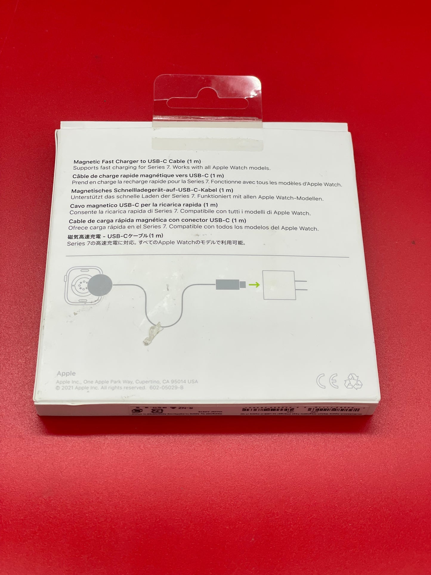 ♥ New, Open Box - Apple Watch Magnetic Fast Charger to USB-C Cable 1 Meter MLWJ3AM/A