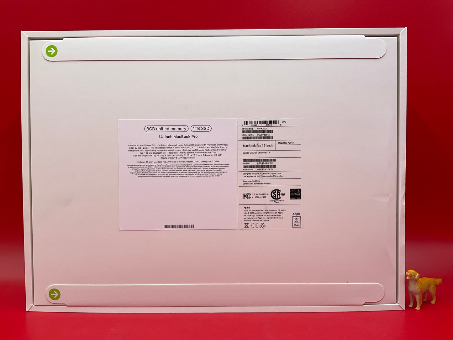 ♥ New, Factory Sealed - MacBook Pro 14.2" M3 8/10-Core 8GB/1TB Silver MR7K3LL/A (2023)