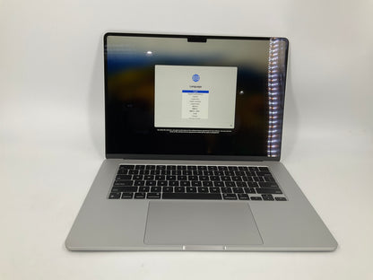 ♥ New, Open Box- Apple MacBook Air M2 16GB 256GB BT5 WiFi6 10core 15.3 Silver 2022 Z18P000T5