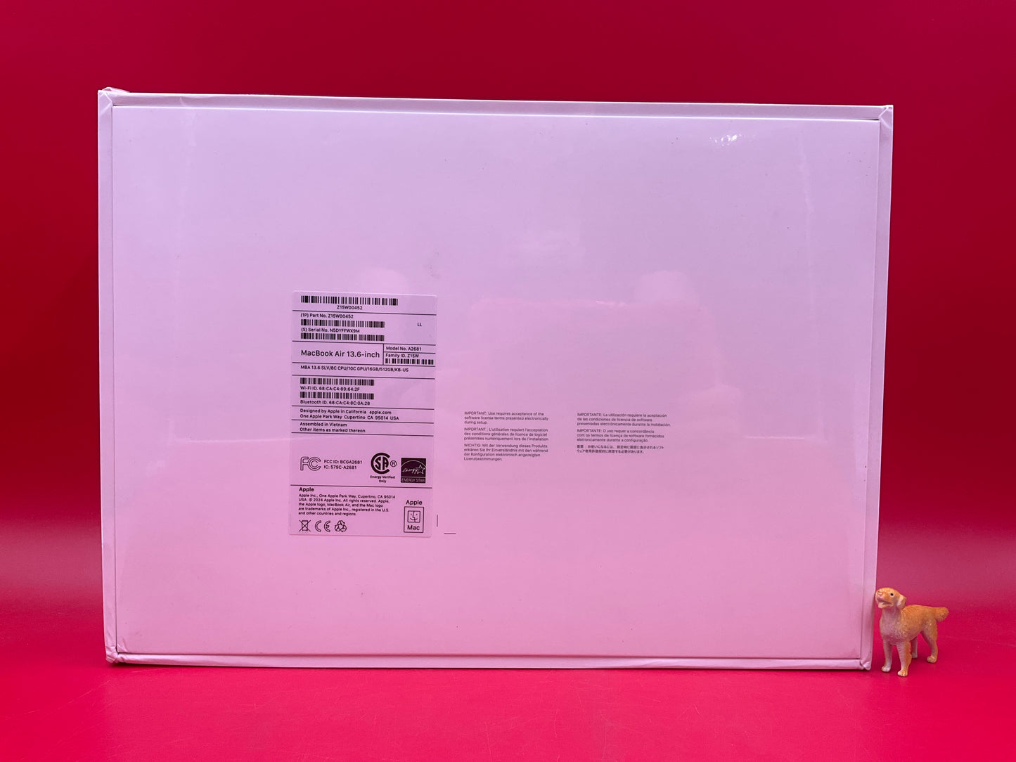 ♥New, Factory Sealed - Apple MacBook Air M2 16GB/512GB/BT5/WiFi6/10core/13.6 silver (2022)