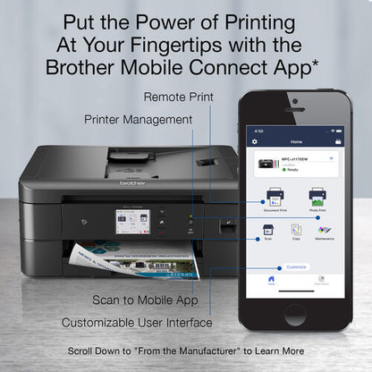 Brother MFC-J1170DW Wireless Color Inkjet All-in-One Printer