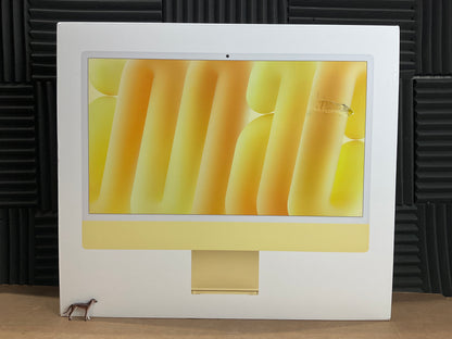 ♥ New, Factory Sealed - Apple iMac M4 16GB 256GB 10core TID 24 Yellow 2024 MWUW3LL/A