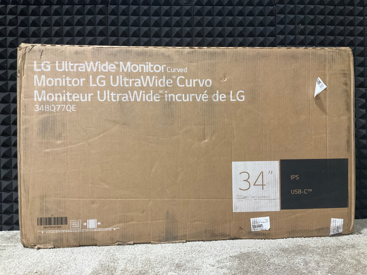 ♥ New, Open Box - LG UltraWide 34BQ77QE-B 34" 1440p HDR Curved Monitor