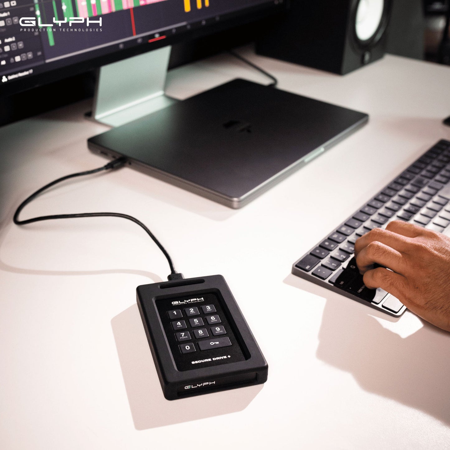 Glyph SecureDrive+ Encrypted Drive with Keypad