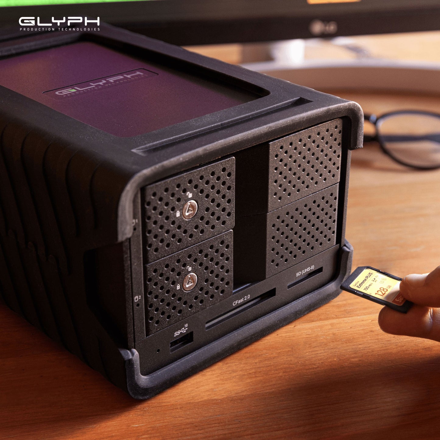 Glyph Blackbox PRO RAID Desktop Drive with Thunderbolt 3 with Hub