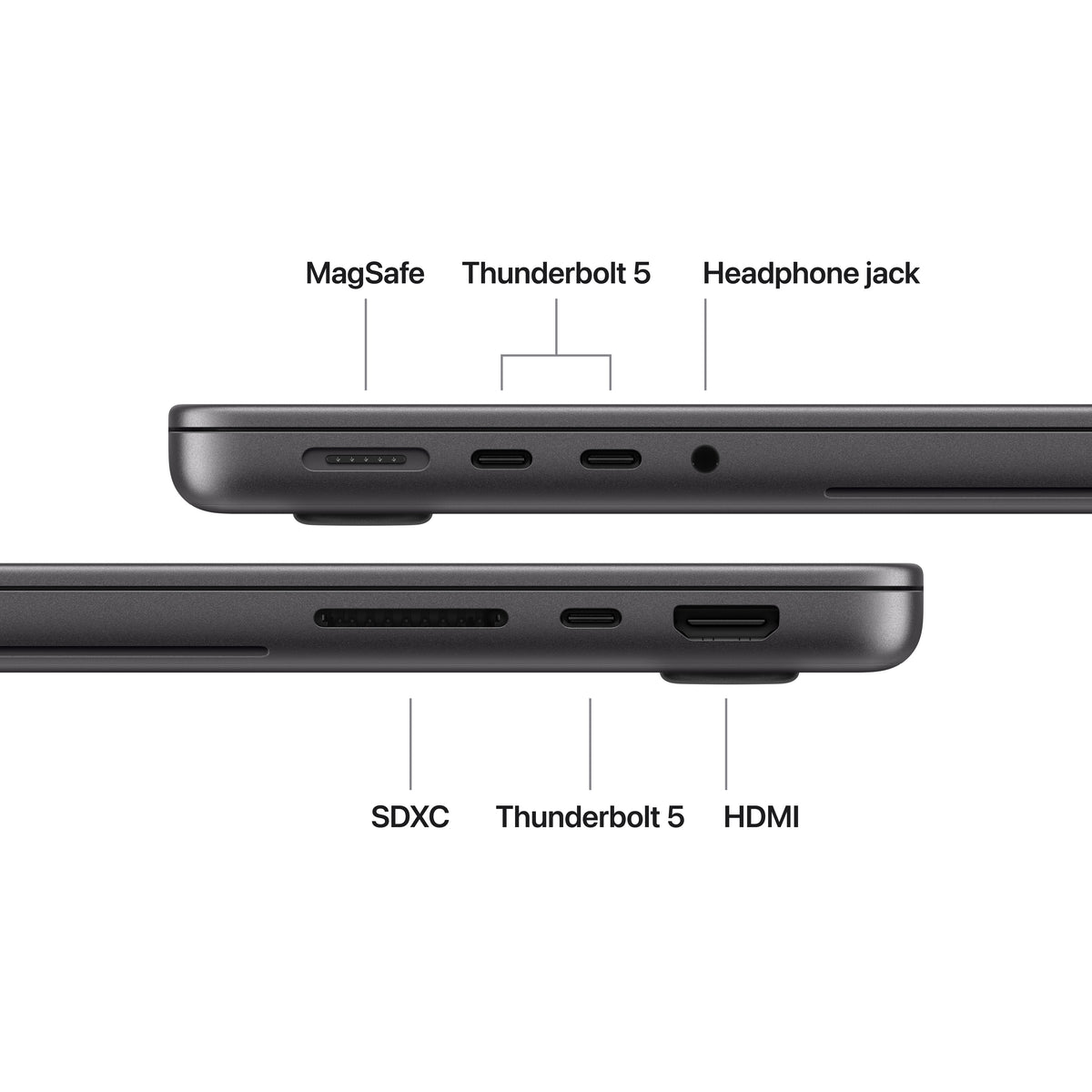 14-inch MacBook Pro with PROLED XDR Display (M5 Pro) - Space Black - Nano-Texture Display