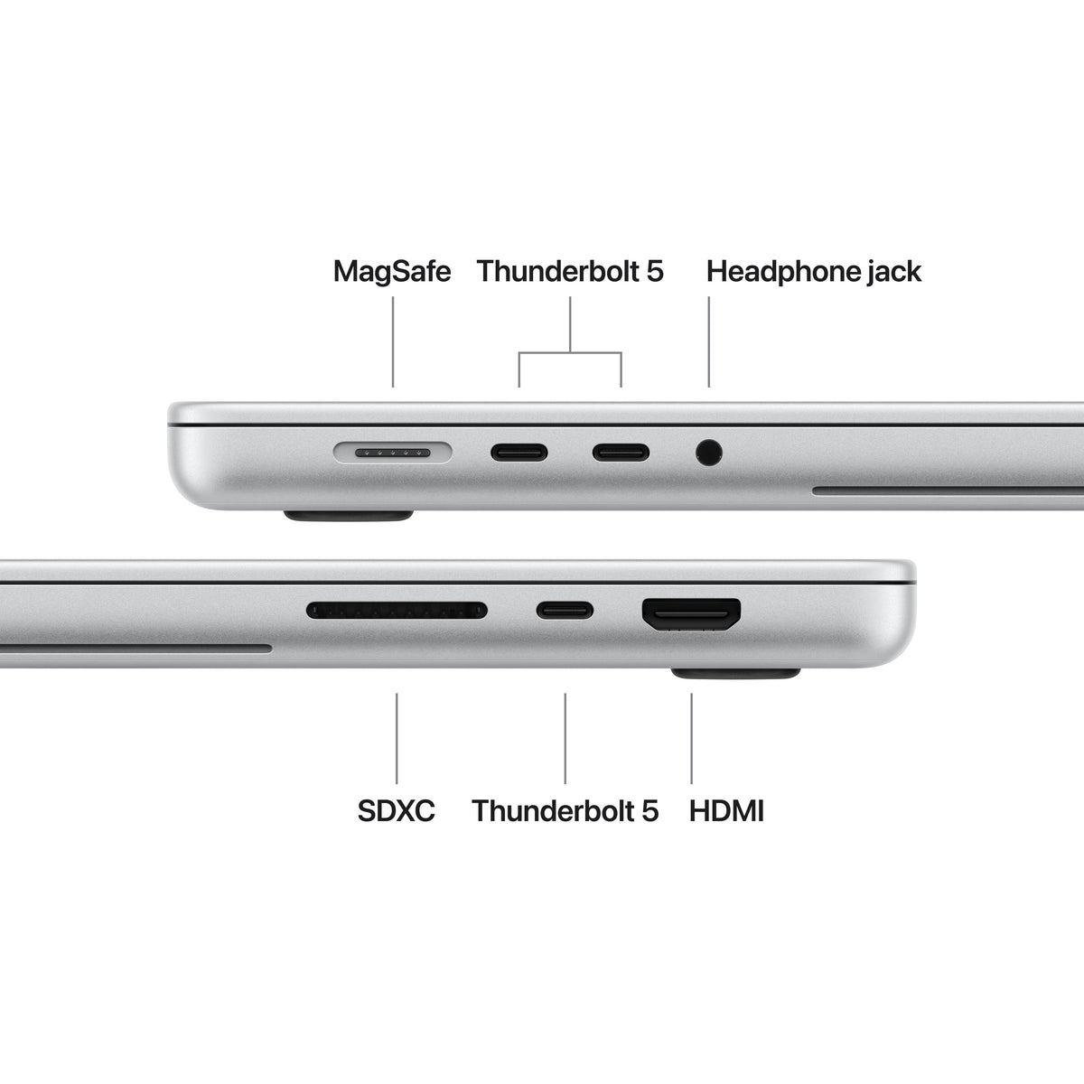 16-inch MacBook Pro with PROLED XDR Display (M5 Pro) - Silver - Standard Display