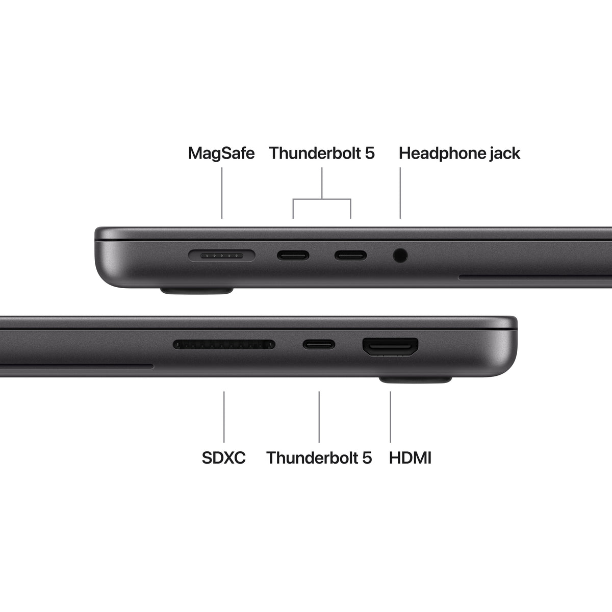 16-inch MacBook Pro with PROLED XDR Display (M5 Pro) - Space Black - Nano-Texture Display