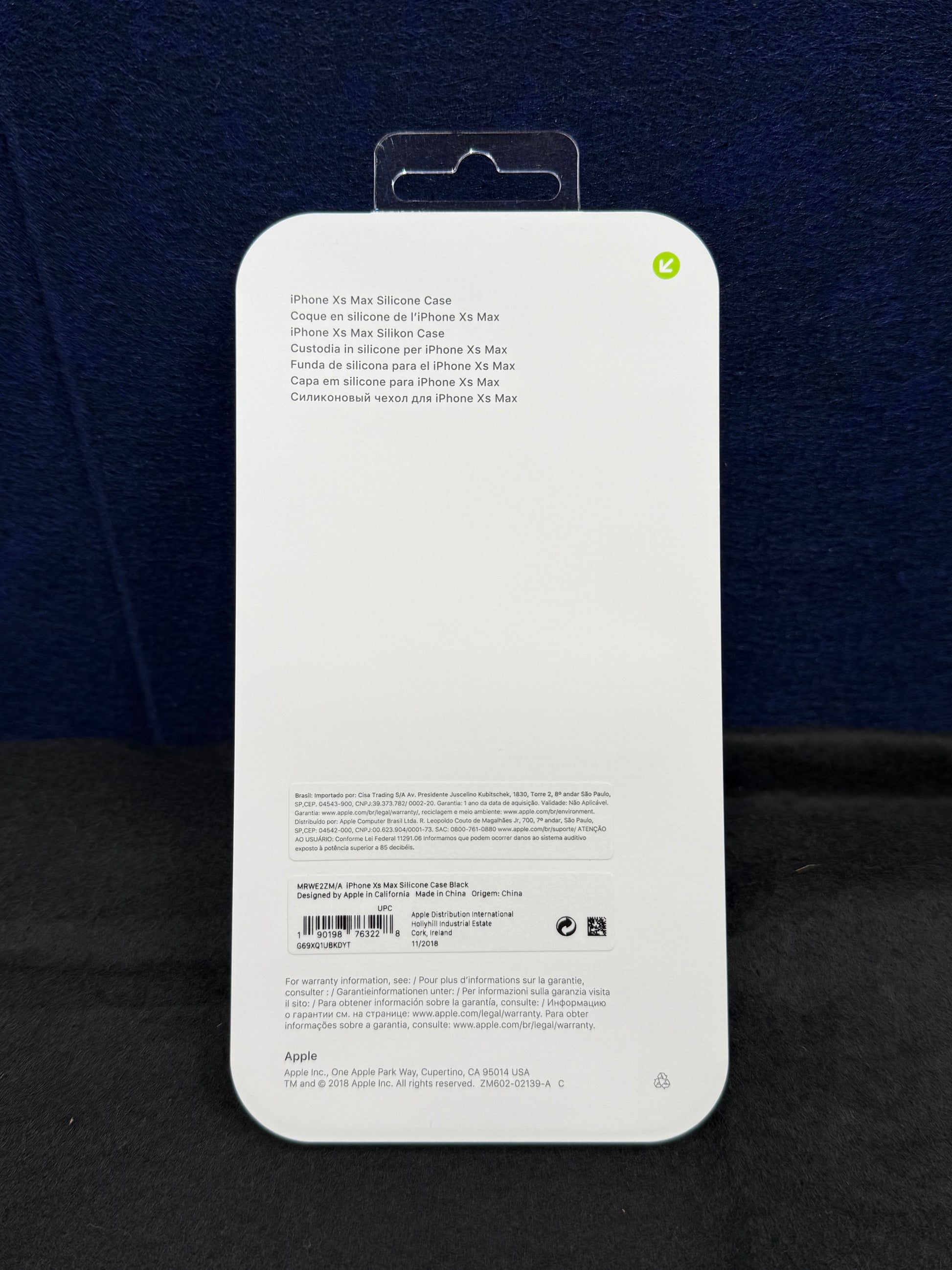 New, Factory Sealed - Apple iPhone Black Silicone Case for Xs Max MR Small Dog Electronics New, Factory Sealed - Apple iPhone Black Silicone Case for Xs Max MR Small Dog Electronics